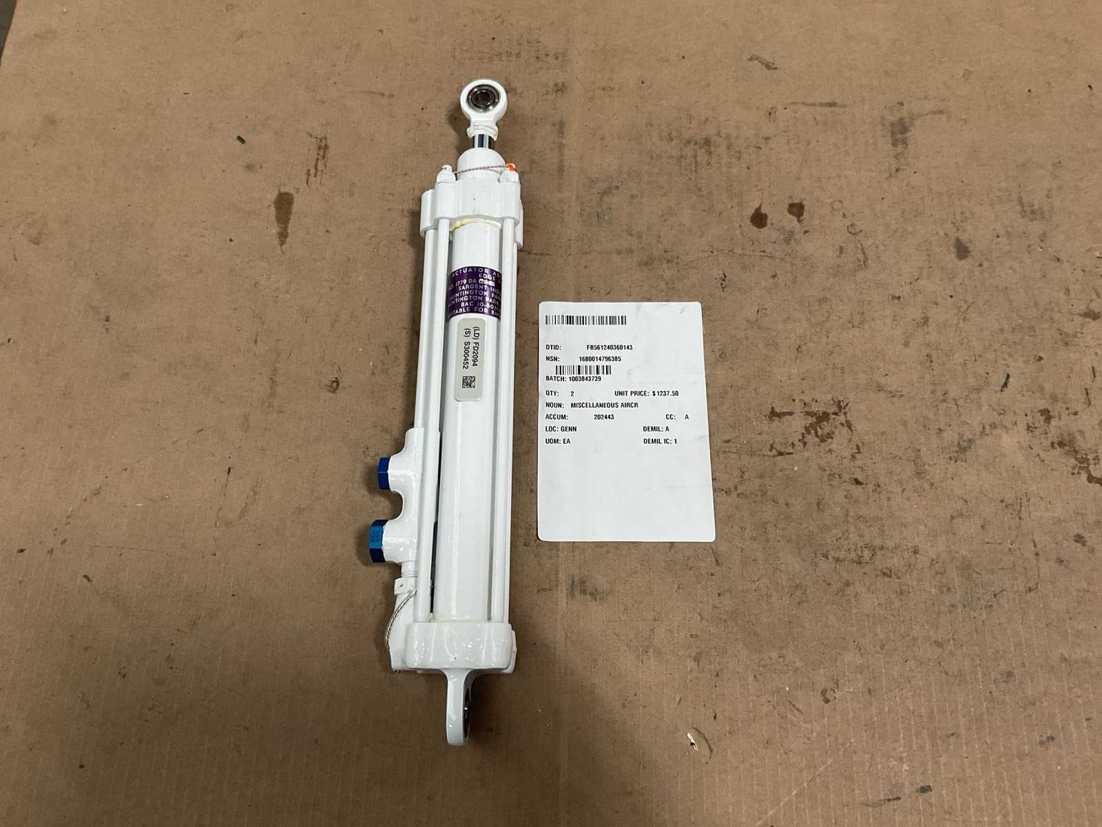 Sargent industries Actuator assy-leading