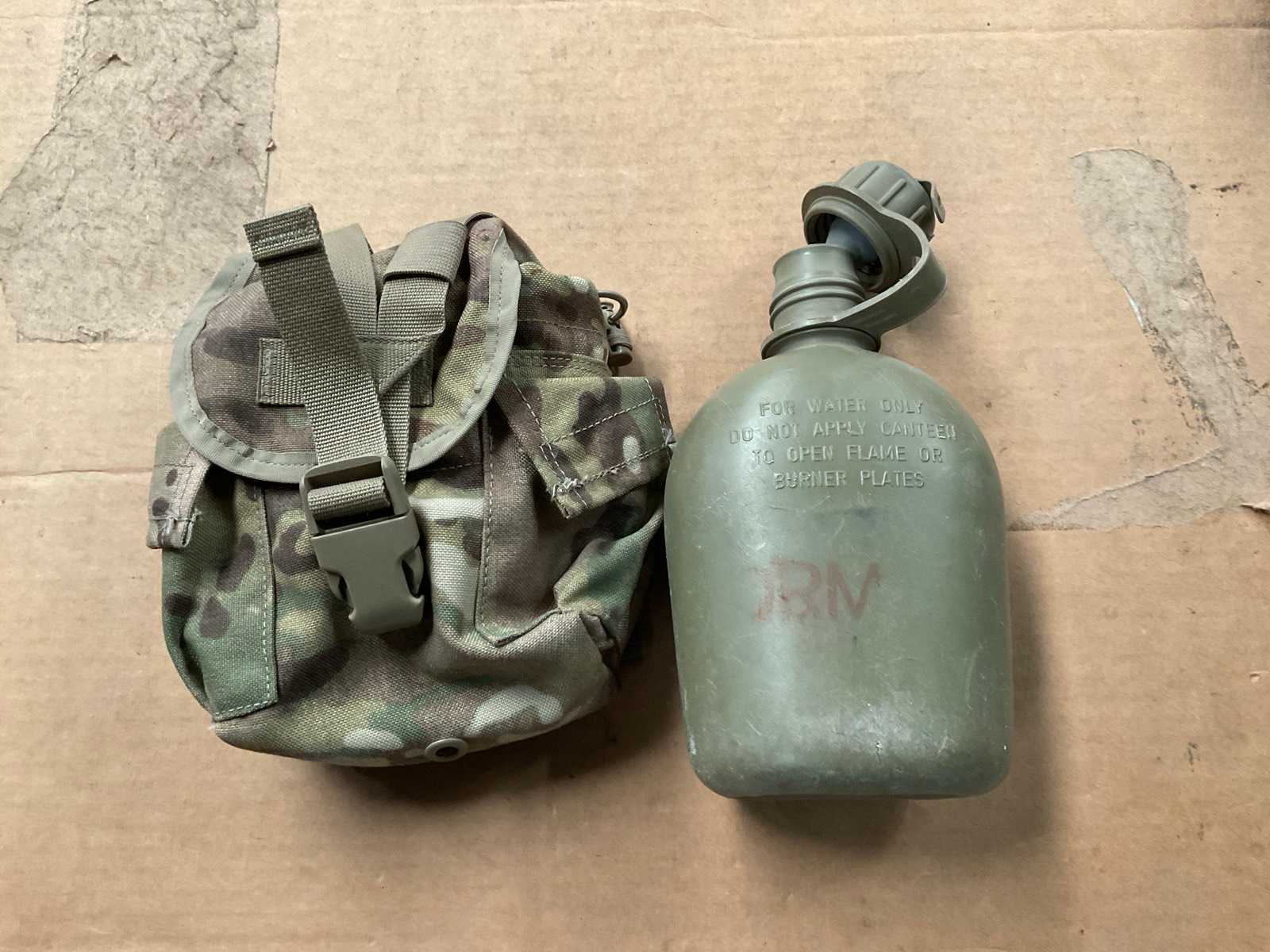 Water canteen with pouch OCP (4x)