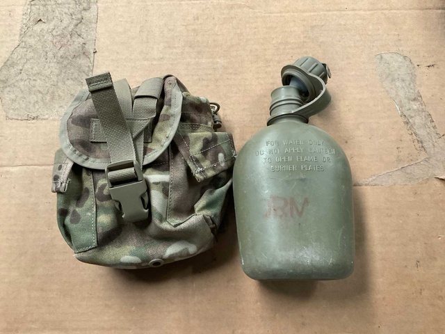 Water canteen with pouch OCP (4x)