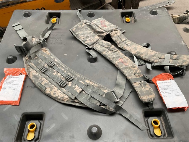 Molded waist belt and shoulder frames UCP (251x)