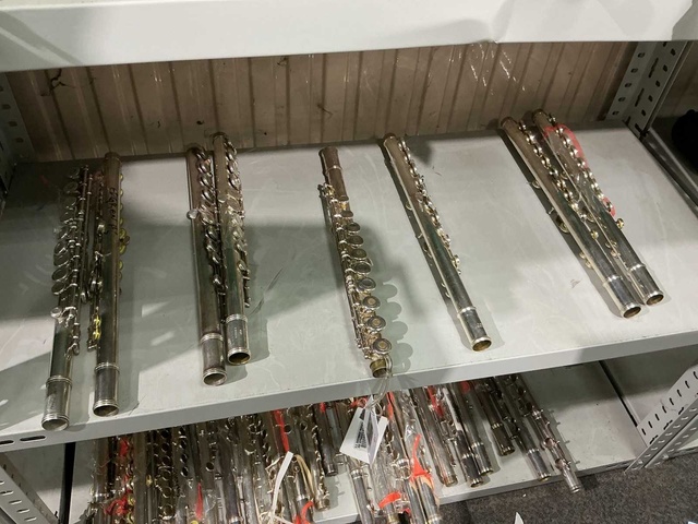 Dwarsfluit onderdelen (8x)
