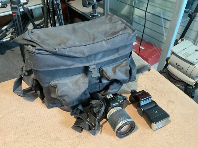 Pentax MZ-10 Fotocamera set in tas