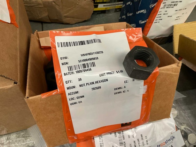 Hexagon plain nut (39x)