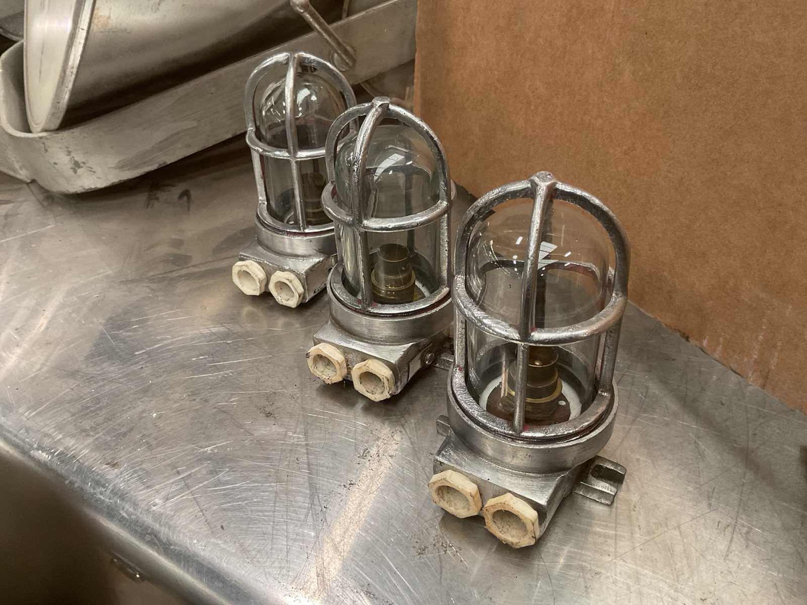 Vintage Marine Lamp (3x)