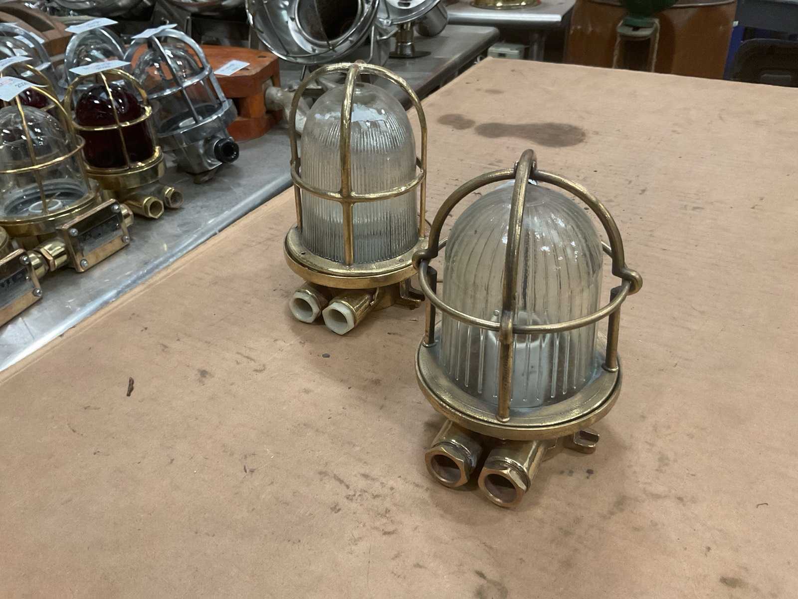 Vintage Marine Lamp (2x)
