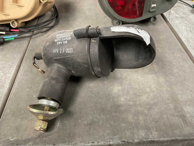 Military blackout driving headlight