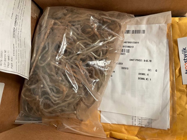 Lot of lock pin
