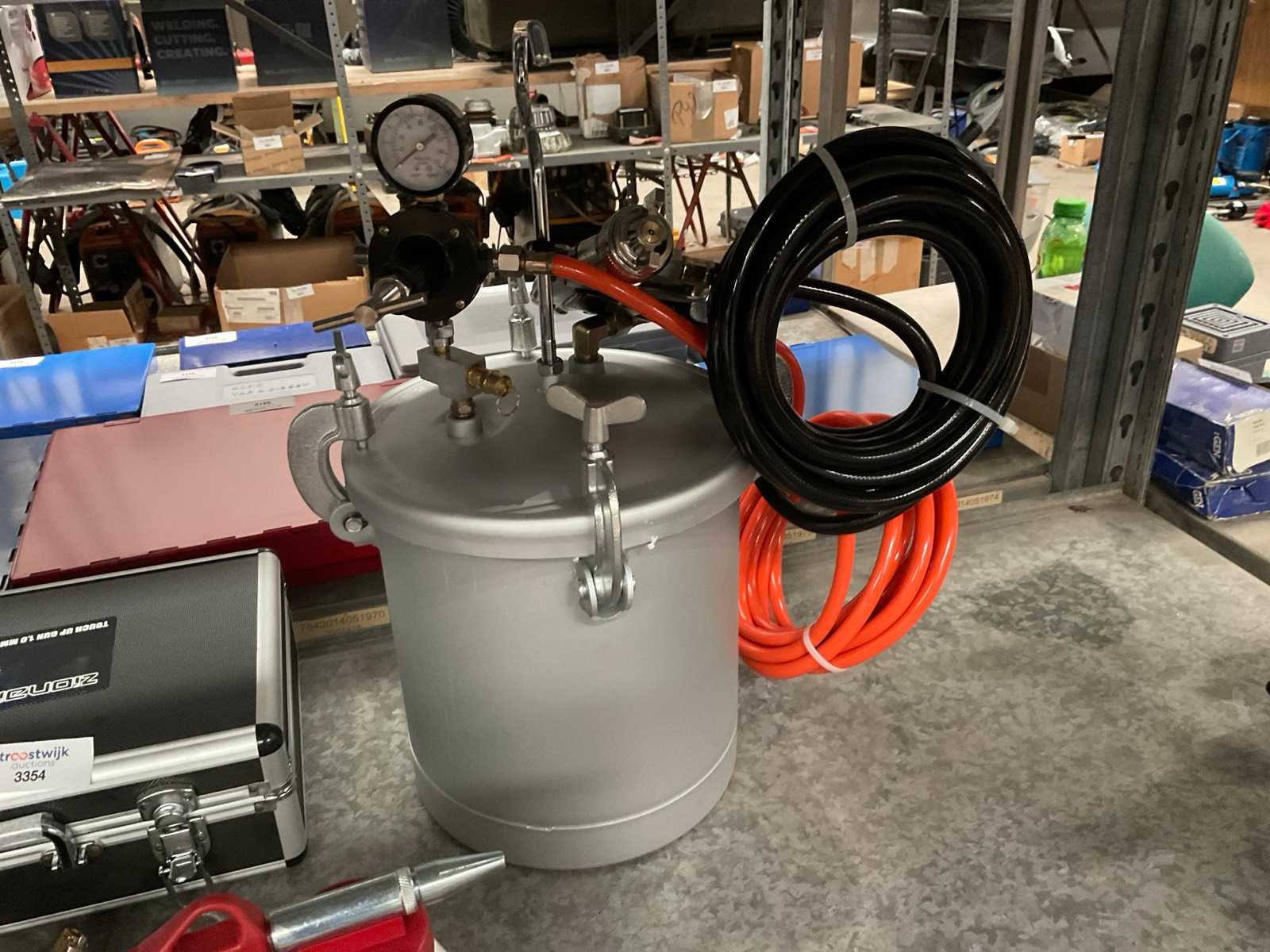AirPro Pneumatisch verftank met pistool