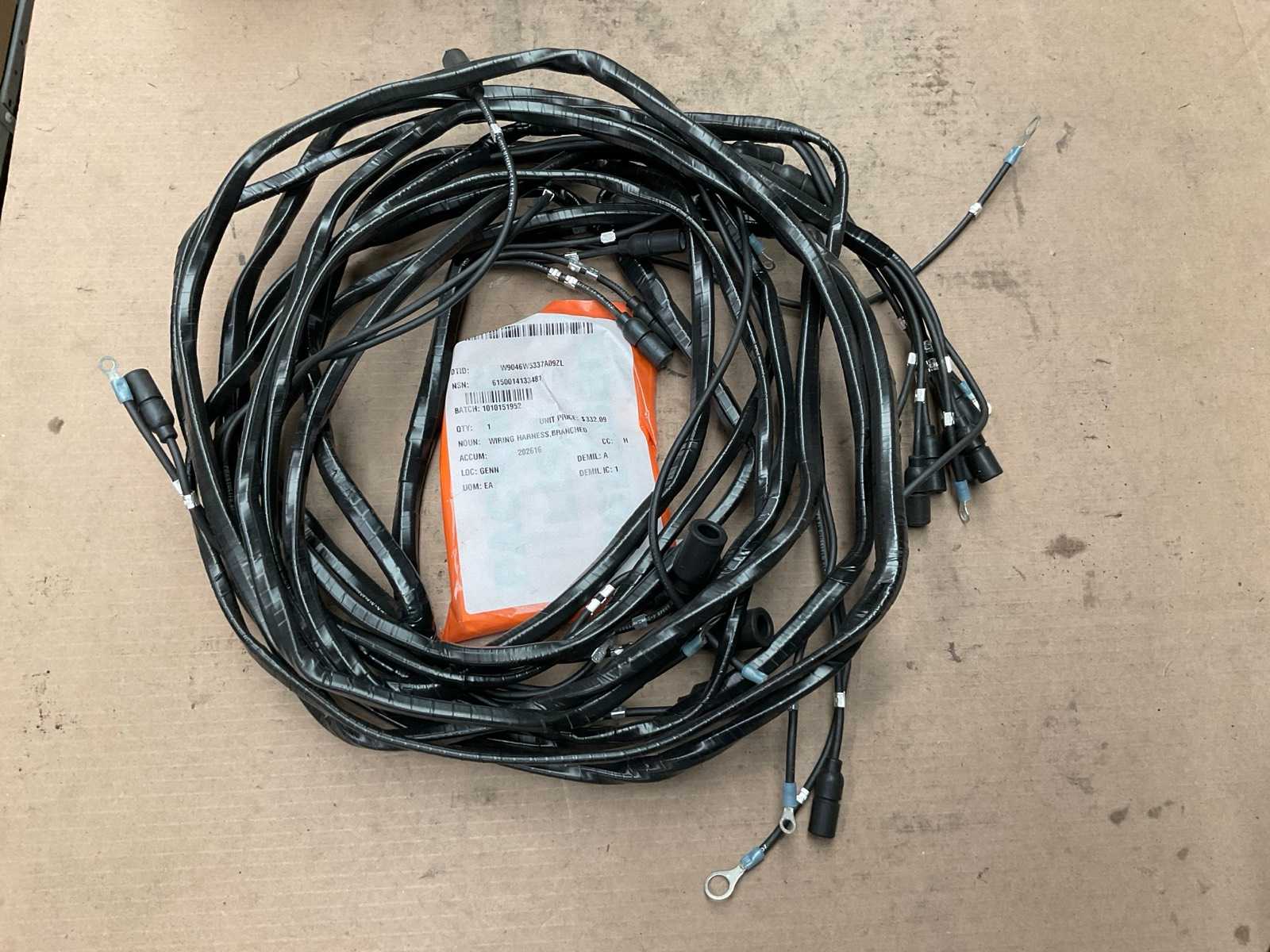 Branched wiring harness