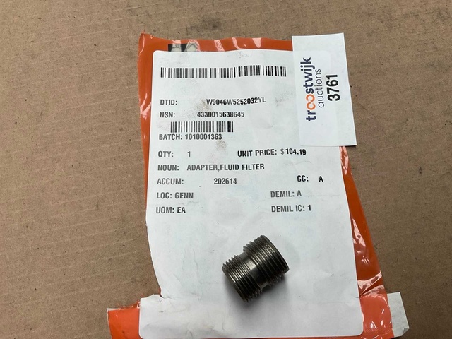 Fluid filter adapter