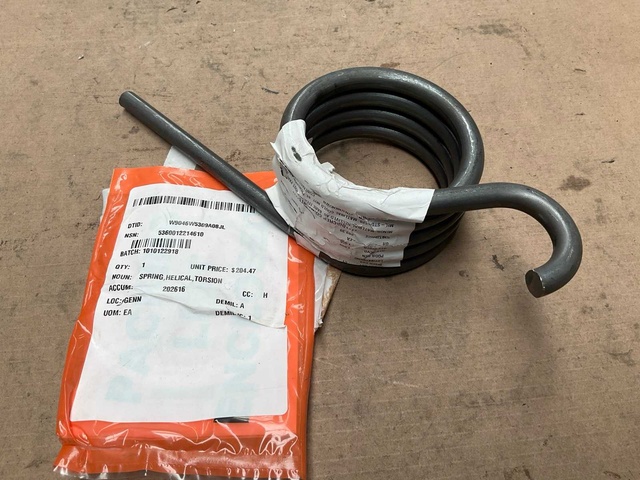 Totsion helical spring