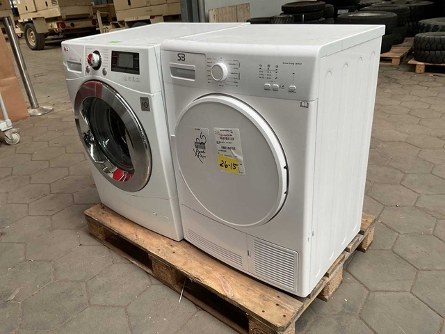 1x Wasmachine LG, 1x wasdroger SB (2x)