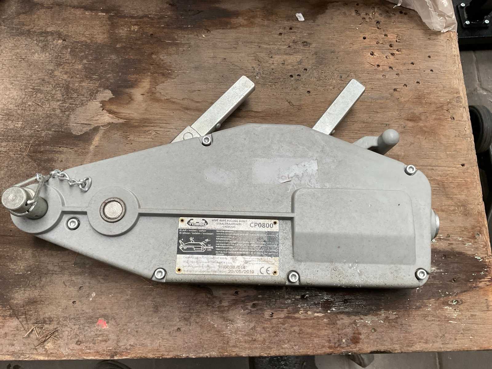 2019 Torso CP0800 Staaldraadtakel