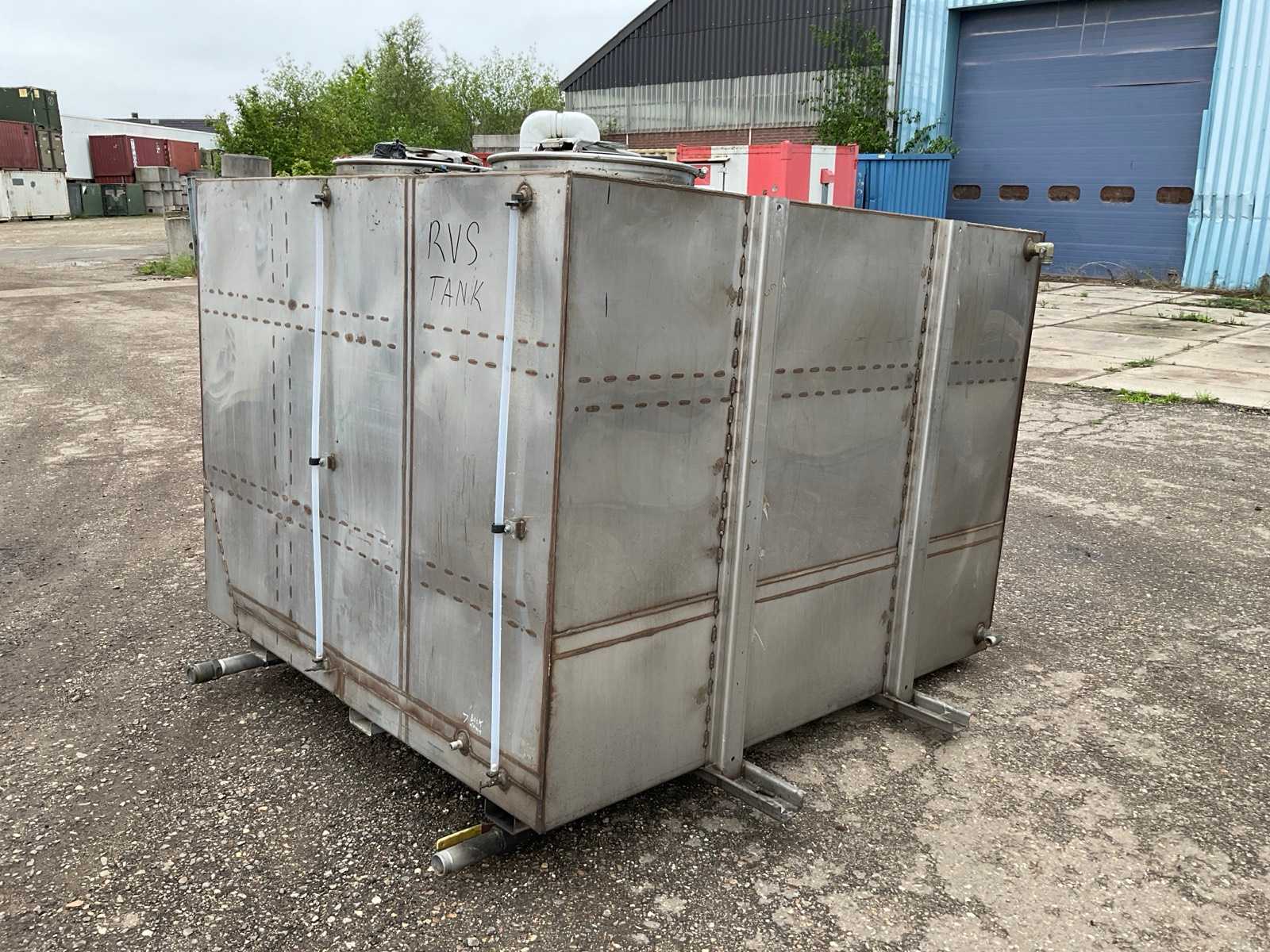Water opslagcontainer RVS