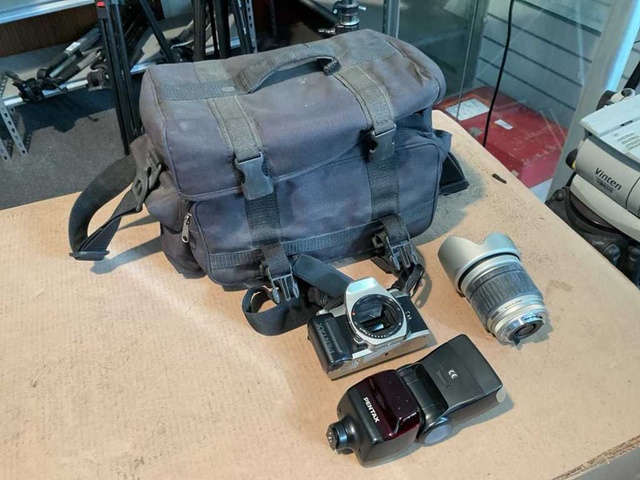 Pentax MZ-50 Fotocamera set in tas