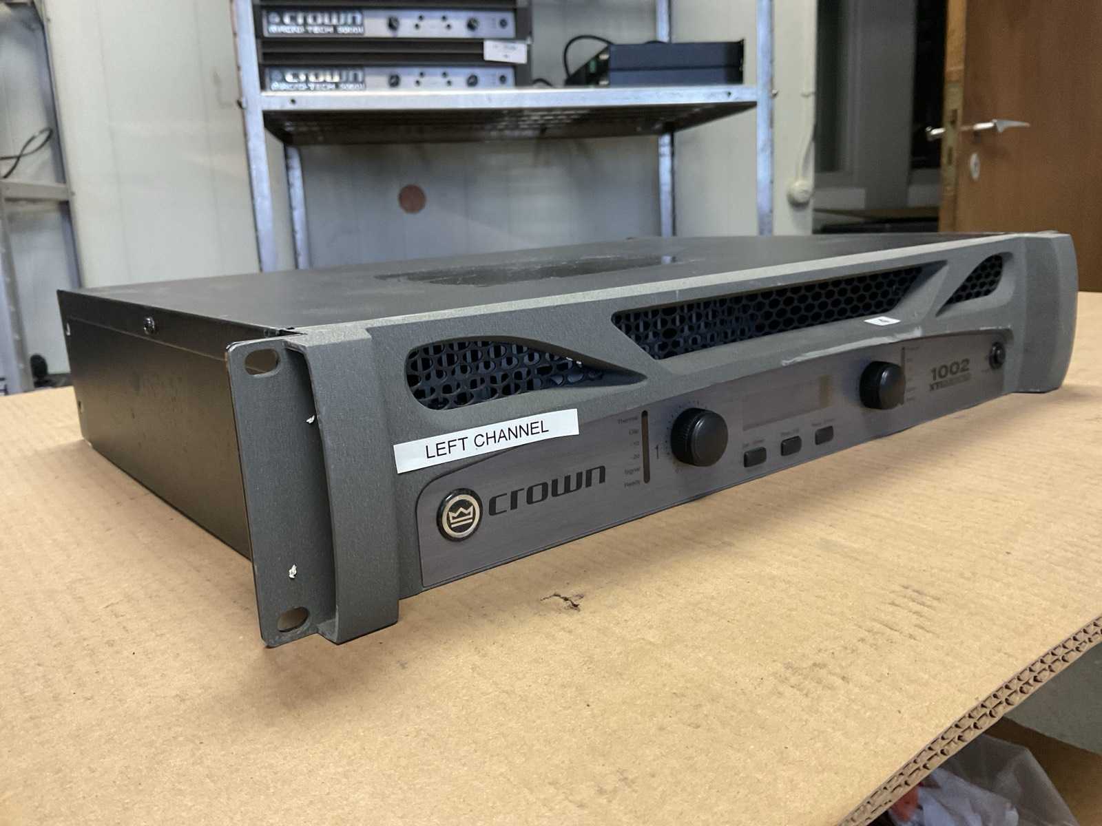 Crown 1002 XTi Series Eind Versterker