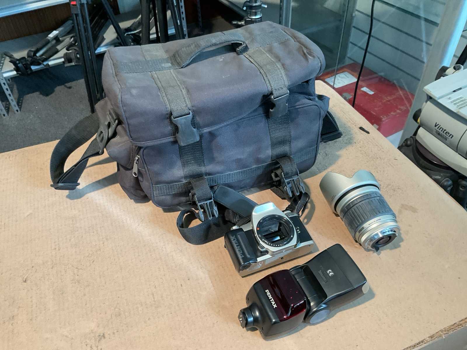 Pentax MZ-50 Fotocamera set in tas